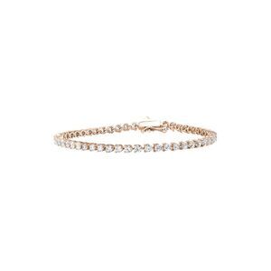 Amairah 14K 4.00 Ct. Tw. Lab-Grown Diamond Tennis Bracelet, Pink